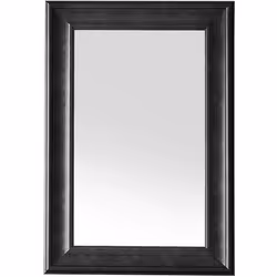 Specchio nero da muro dal look classico. Uno specchio può veramente rinnovare il look di ogni spazio interno. Ciò perchè graz ...