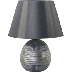 Beliani - Lampada da tavolo in colore argento Sado