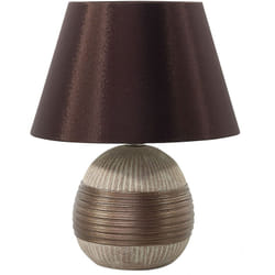 Beliani - Lampada da tavolo in colore marrone Sado