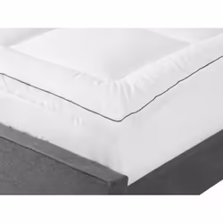 Materassino topper in cotone e microfibra. Allunga la durata del tuo materasso con questo soffice coprimaterasso. Realizzato  ...