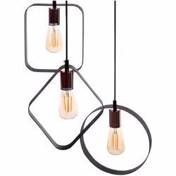 Lampada a sospensione moderna in metallo. Questo versatile lampadario saprà adattarsi a un'ampia varietà di stili di arredame ...