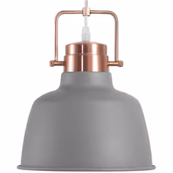 Lampada a sospensione in metallo stile industriale. Decora la zona giorno o la sala da pranzo con classe, con questo lampadar ...