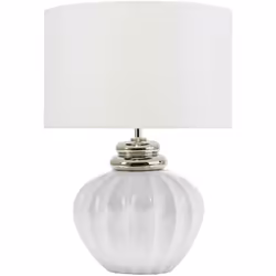 Elegante lampada da comodino. Questa lampada da tavolo col suo stile senza tempo è la scelta ideale per il soggiorno, la came ...