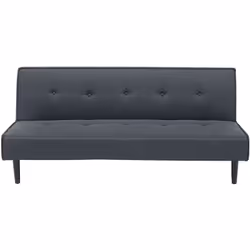 Divano a letto a 3 posti in tessuto. Rinnova il soggiorno con questo versatile divano letto compatto. Realizzato in tessuto d ...