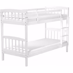 Pratico letto a castello. Questo funzionale letto a castello in stile moderno è l'ideale per la cameretta di ogni bambino. Re ...