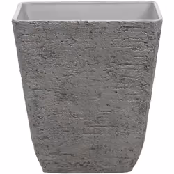 Vaso moderno quadrato in colore grigio da interno ed esterno. Dona un tocco d'eleganza alla tua zona living con questo vaso d ...