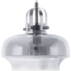 Beliani - Lampadario pendente in vetro fumè grigio Wiltz