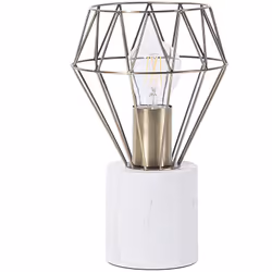Moderna lampada da tavolo in metallo. Questa lampada da tavolo saprà integrarsi alla perfezione in ambienti in stile moderno. ...