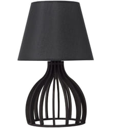 Beliani - Lampada da tavolo nera Agueda