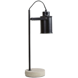 Beliani - Lampada da tavolo in metallo nero 37cm Mundaka