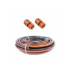 Fuxtec - Set di tubi da giardino (30m) FX-WW-SET7 con raccordi 3/4 pollici