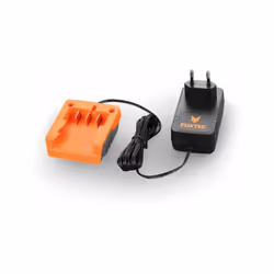 20V FUXTEC 1A battery charger Il caricatore standard per tutte le 20V batterie di FUXTEC Voltaggio di carica: approx. 1A Temp ...