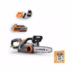 Motosega a batteria 20V FUXTEC FX-E1KS20 &ndash Taglio 25 cm- con batteria e caricabatterie Motosega a batteria da 20 V FX-E1 ...