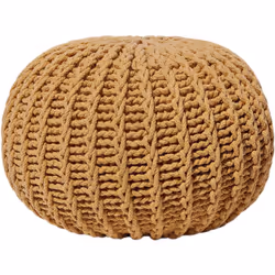 Moderno poggiapiedi sferico. Apri le porte alla classe e all'eleganza con questo prezioso e versatile pouf. Realizzato in sof ...
