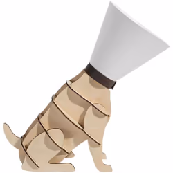 Lampada da tavolo a forma di cane. Questa lampada da tavolo a forma di cane è la scelta ideale per il soggiorno o la camerett ...
