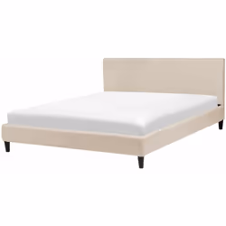 Moderno letto in tessuto con un pattern simile al lino rimovibile. Questo letto con rete a doghe è la scelta ideale per camer ...