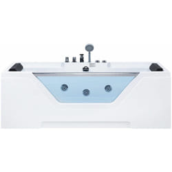 Vasca Idromassaggio Acrilico Sanitario Bianco 6 Getti 170 x 80 cm Grenada