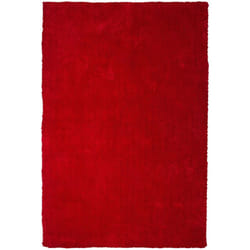 Tappeto shaggy rosso 200 x 300 cm Demre