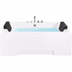 Elegante vasca idromassaggio con cromoterapia LED. Questa vasca idromassaggio per 2 persone è la scelta ideale per un bagno i ...
