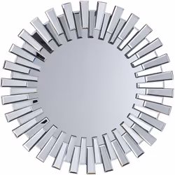 Decorativo specchio con cornice in color argento. Questo specchio offre un perfetto equilibrio tra eleganza e glamour. La sua ...