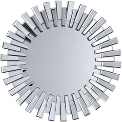 Specchio da parete in argento ø70 cm Cholet