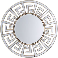 Specchio da parete dorato ø70 cm Flers