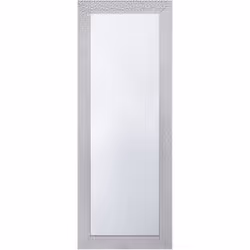 Elegante specchio da muro con cornice argentata. Grazie al design moderno e allo stesso tempo elegante, questo specchio, si a ...