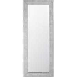 Specchio da parete in color argento 50 x 130 cm Derval
