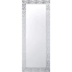 Specchio da parete in color argento 50 x 130 cm Marans