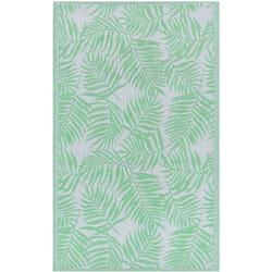 Tappeto Reversibile per Esterno Motivo a Foglie di Palma 120 x 180 cm Kota