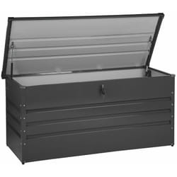 Beliani - Cesta da giardino in acciaio grigio grafite 132 cm Cebrosa