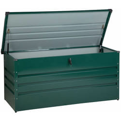 Beliani - Cesta da giardino in acciaio verde scuro 132 cm Cebrosa
