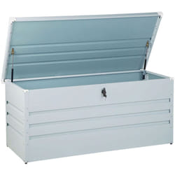 Beliani - Cesta da giardino in acciaio grigio chiaro 132 cm Cebrosa