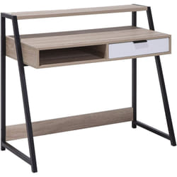 Scrivania in colore marrone chiaro 100 x 50 cm Calvin