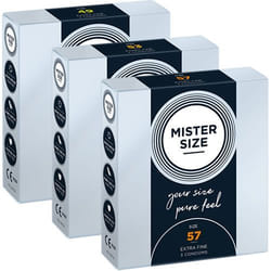 Mister Size *Pacchetto da provare M* (49mm, 53mm, 57mm) 9 pz Preservativi