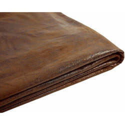 Fodera per Letto in Similpelle Scamosciata Marrone Lavabile 160 x 200 cm Fitou