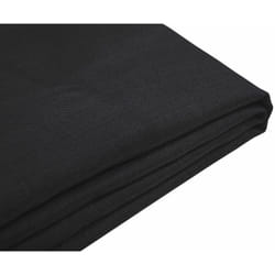 Beliani - Fodera per Letto in Tessuto Nero Poliestere Lavabile 160 x 200 cm Fitou