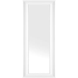 Beliani - Specchio moderno da parete con cornice bianca 51x141cm Lunel