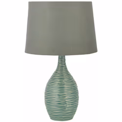 Lussuosa lampada da tavolo. Ravviva ogni stanza in un lampo con questa versatile lampada. Il paralume a campana è realizzato  ...