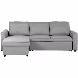 Comodo divano angolare con contenitore. Porta la classe e l'eleganza in soggiorno con questo divano angolare dal design moder ...