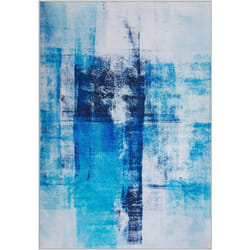 Beliani - Tappeto a pelo corto blu 160 x 230 cm Trabzon