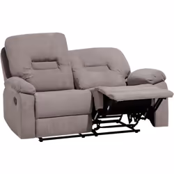 Comodo divano regolabile in colore beige talpa. Porta la classe e l'eleganza in soggiorno con questo moderno e funzionale div ...