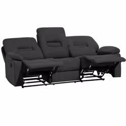 Comodo divano regolabile in colore grigio scuro. Porta la classe e l'eleganza in soggiorno con questo moderno e funzionale di ...