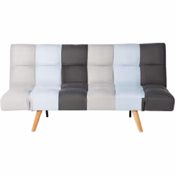 Divano letto moderno in tessuto grigio blu. Porta la classe e l'eleganza in soggiorno con questo divano letto dal design mode ...
