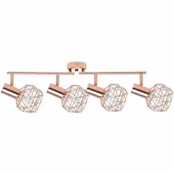 Applique a 4 luci per un'illuminazione ottimale. Dona nuova luce ogni stanza con questa moderna lampada da parete. Realizzata ...