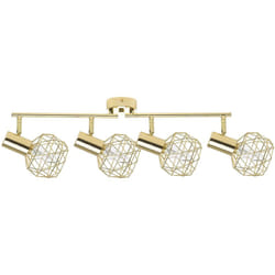 Beliani - Applique in Metallo Color Oro a 4 Luci con Bracci Regolabili Moderna Chenab