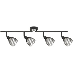 Beliani - Applique con 4 Punti Luce in Metallo Nero con Bracci Regolabili Golok