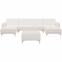 Divano modulare ad U con ottomana. Porta la classe e l'eleganza in soggiorno con questo divano letto a U di altissima qualità ...