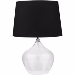 Elegante lampada da tavolo con base in vetro. Porta la classe in ogni stanza con questa versatile lampada dal design contempo ...