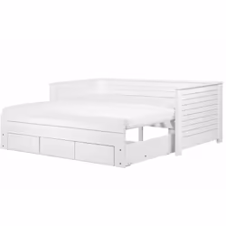 Letto singolo e matrimoniale con contenitore. Questo letto con rete a doghe combina perfettamente stile e funzionalità. Reali ...